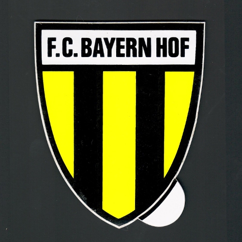Aufkleber F.C. BAYERN HOF (ca. 10x12cm)