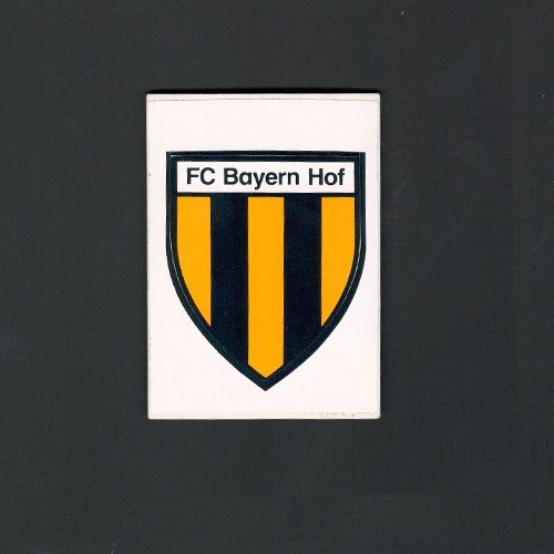 Aufkleber FC Bayern Hof (ca. 5x6cm)