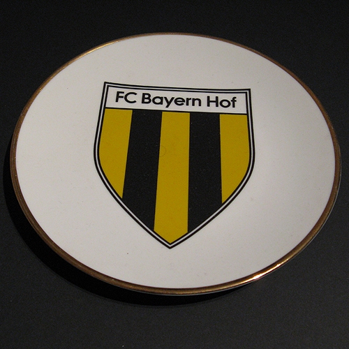 Wandteller FC Bayern Hof (Durchmesser 19cm)