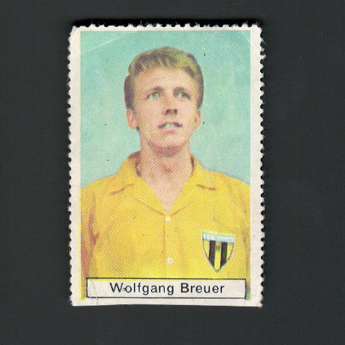FUSSBALL-SAISON 1967 / 68 396 Wolfgang Breuer (Bayern Hof) Geb. 24. 5. 1944. Stürmer. SICKER – VERLAG GMBH FRANKFURT/M.