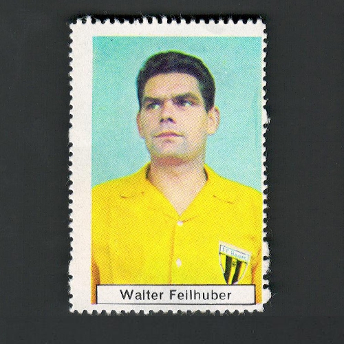 FUSSBALL-SAISON 1967 / 68 393 Walter Feilhuber (Bayern Hof) Geb. 5. 4. 1936. Mittelfeldspieler. SICKER – VERLAG GMBH FRANKFURT/M.
