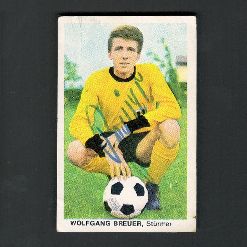 BUNDESLIGA-ASSE 1968 433 WOLFGANG BREUER (FC Bayern Hof), Stürmer Geb. 24. 5. 1944 SICKER-VERLAG GMBH FRANKFURT/M.