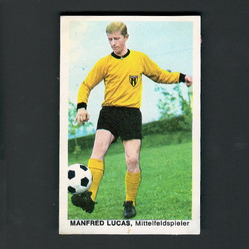 BUNDESLIGA-ASSE 1968 432 MANFRED LUCAS (FC Bayern Hof), Mittelfeldspieler Geb. 15. 10. 1943 SICKER-VERLAG GMBH FRANKFURT/M.