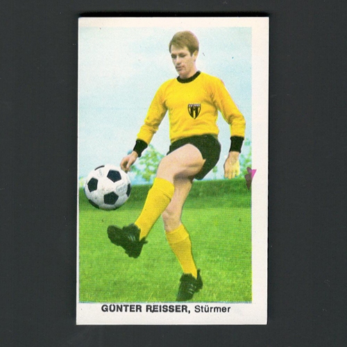 BUNDESLIGA-ASSE 1968 434 GÜNTER REISSER (FC Bayern Hof), Stürmer Geb. 18. 9. 1940 SICKER-VERLAG GMBH FRANKFURT/M.
