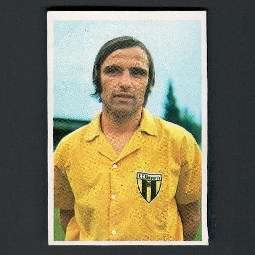 FUSSBALL ´72 Sammelbild Nr. 627 Eser (Bayern Hof) Das Farbalbum zum Einkleben aller Farbbilder ist im Handel gegen eine Schutzgebühr von DM 1,20 erhältlich. Das Album kann auch gegen Voreinsendung von DM 1,50 (incl. Porto) auf das Postscheckkonto Nr. 50355, Dortmund, beim Verlag bestellt werden. Bergmann-Verlag – D 475 Unna