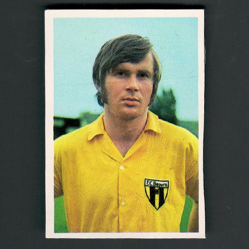 FUSSBALL ´72 Sammelbild Nr. 631 Schönauer (Bayern Hof) Das Farbalbum zum Einkleben aller Farbbilder ist im Handel gegen eine Schutzgebühr von DM 1,20 erhältlich. Das Album kann auch gegen Voreinsendung von DM 1,50 (incl. Porto) auf das Postscheckkonto Nr. 50355, Dortmund, beim Verlag bestellt werden. Bergmann-Verlag – D 475 Unna