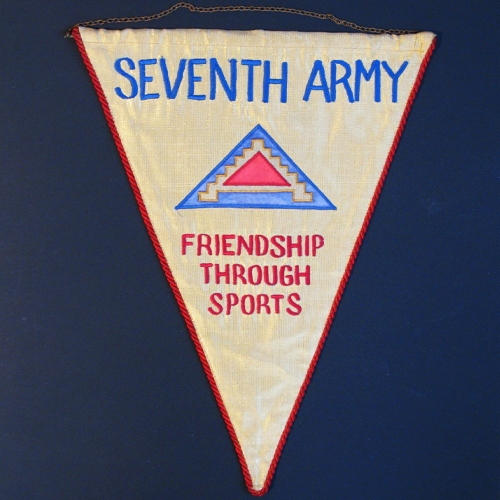 Wimpel Seventh Army - friendship through sports