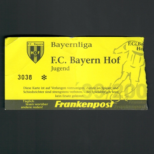 Grüne Au: Bayernliga 99/2000 Jugend