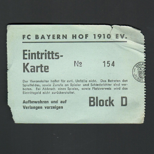 Grüne Au: Eintrittskarte